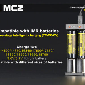 Xtar MC2 Plus Intelligent Portable Dual multi-charger
