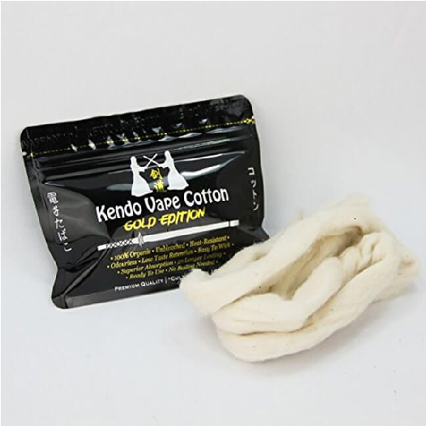 Kendo Vape Cotton Gold Edition